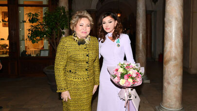 Matviyenko da Mehriban Əliyevanı təbrik etdi