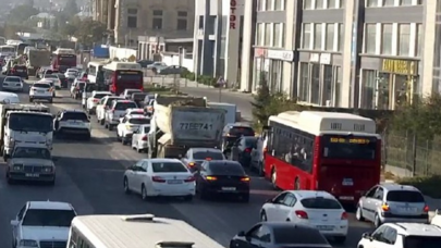 Paytaxt yolları keçilməz oldu - SİYAHI