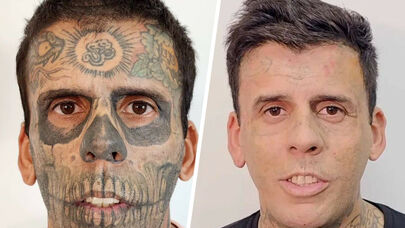 Ölkədə ən çox tatusu olan adam idi: 170-ni sildirdi