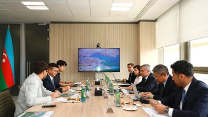 “CRCT Qazaxıstan”şirkətinin nümayəndələri Bakı Limanının imkanları ilə tanış oldular - Fotolar