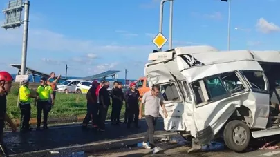 Türkiyədə ağır yol qəzası: 15 nəfər xəsarət aldı