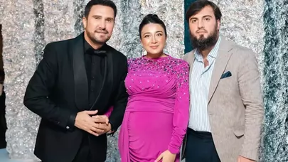 Nadir oğlu və gəlini ilə - FOTO