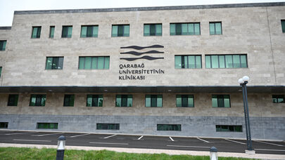 Qarabağ Universitetinin yeni korpusu belə görünür - Fotolar