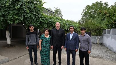 İlham Əliyev Xocalı rayonunun Badara kəndində olub - FOTOLAR