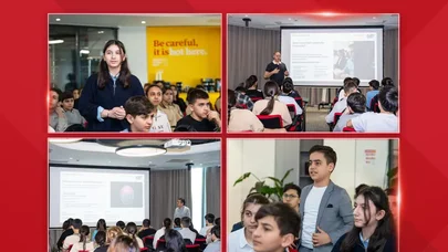 "Kapital Bank"da məktəblilər üçün “Smart Money Talks” sessiyası təşkil edildi