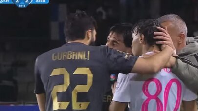 “Qarabağ” - “Sabah” matçında maraqlı hadisə - Video