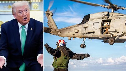 Tramp: "İranda ağır yaralı olan pilotumuz xilas edildi"