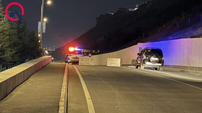 Badamdar yamacında sürüşmə təhlükəsi: yol bağlandı - VİDEO