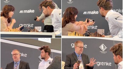 Hamı dünya çempionunun bu xoşagəlməz hərəkətindən danışır - Video