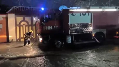 İntensiv yağışların fəsadları fasiləsiz aradan qaldırılır - Foto/Video