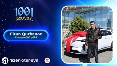 Şəmkirli 22 yaşlı gənc “1001 Sevinc”dən avtomobil qazandı - VİDEO