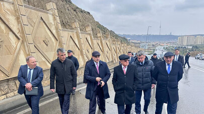 Kəmaləddin Heydərov Bibiheybət yolundakı vəziyyətlə tanış oldu - FOTO/VİDEO