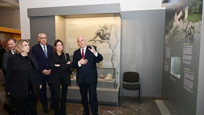 Mehriban Əliyeva Tbilisidə Gürcüstan Milli Muzeyində oldu