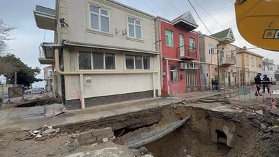 Bakıda 3 min ev su kollektorunun üzərində tikilib