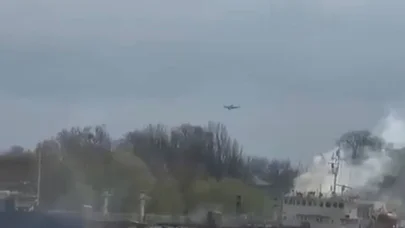 Rusiya İzmailə hücum etdi: Limanda Azərbaycan gəmiləri də var - VİDEO