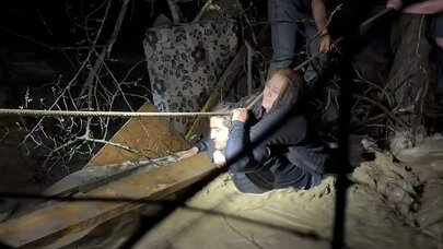 Daşqınla mübarizə aparan Türkiyə və Dağıstandan görüntülər - Video