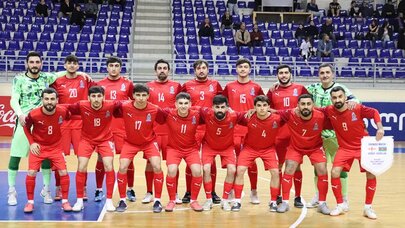 Futzal millimiz Gürcüstana uduzdu