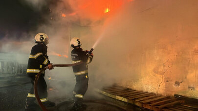 Bərdədə 4 otaqlı ev yandı