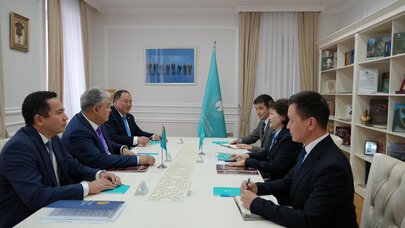 Yermek Koşarbayev Türk Mədəniyyəti və İrsi Fondunu ziyarət etdi - FOTO