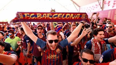 “Barselona”nın azarkeşləri saxnalanıldı