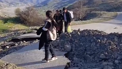 Həmin ərazidə sürüşmə daha da genişləndi: “Ərzaq qıtlığıdır” - Video