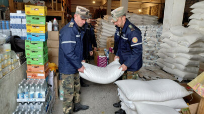 FHN bu kəndə humanitar yük göndərdi - Video+Fotolar