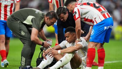 Mbappenin qaşına tikiş atıldı - Foto