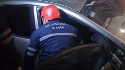 Ələt-Astara yolunda qəza: FHN sıxılı vəziyyətdə qalan şəxsləri belə xilas etdi - Video