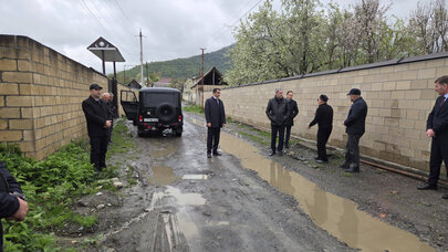 Balakənin kəndlərində subasma halları aradan qaldırılır