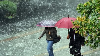 Bakıya güclü dolu yağmasının səbəbi açıqlandı - Daha nələr olacaq?