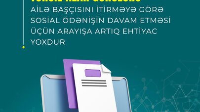 Təhsil alanlara ailə başçısını itirməyə görə sosial ödənişin verilməsi proseduruna dəyişiklik edildi