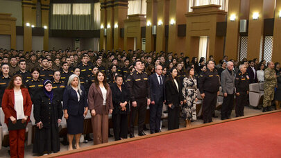 FHN Akademiyasında “Vətənə məhəbbət və qəhrəmanlıq” mövzusunda tədbir keçirildi - FOTO
