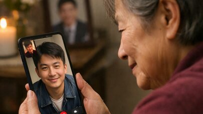 Ölən oğlu ilə görüntülü danışır: Dünyanı "ağladan" hadisə