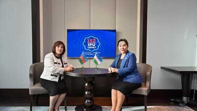 Sahibə Qafarova Özbəkistan Ali Məclisi Senatının sədri ilə görüşdü