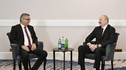 İlham Əliyev Antalyada Şimali Kipr Prezidenti ilə görüşü oldu