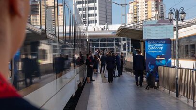 Kürdəmir stansiyası sərnişinlərin istifadəsinə verilir