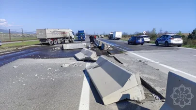 Bakı-Quba yolunda ağır qəza - FOTO