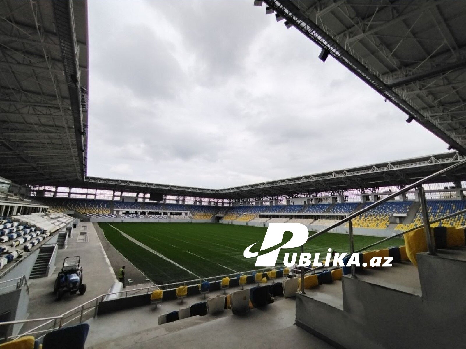 Gəncənin yeni stadionundan EKSKLÜZİV görüntülər: Nə vaxt hazır olacaq?