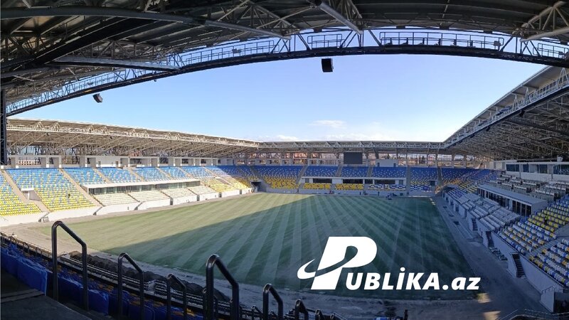Gəncənin yeni stadionundan EKSKLÜZİV görüntülər: Nə vaxt hazır olacaq? - FOTO/VİDEO