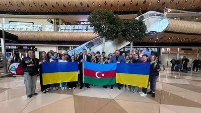 Ukraynalı uşaqlar reabilitasiya keçmək üçün Azərbaycana gəldilər