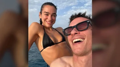 Dua Lipa sevgilisi ilə diqqət çəkən paylaşım etdi - FOTO