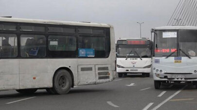 Avtobus sürücüsü sükan arxasında öldü