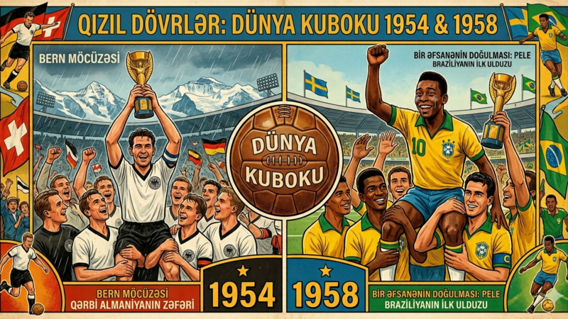 50-ci illərin mundialları: "Bern döyüşü", ağlasığmaz alman hiyləgərliyi və kralın doğuluşu