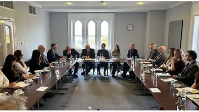 Elçin Əmirbəyov Britaniyada bir sıra görüşlər keçirdi - FOTO