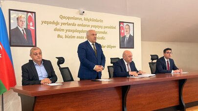 Doğma yurdlarına qayıdan sakinlər sosial müdafiə tədbirləri və mina təhlükəsi ilə bağlı maarifləndirilib