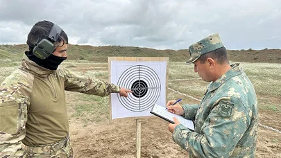 Hərbi qulluqçular arasında keçirilən atıcılıq yarışı başa çatdı