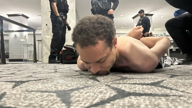 Tramp atışmanın görüntülərini paylaşdı - VİDEO