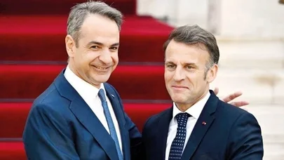 Makronun Türkiyəyə qarşı ittifaqı Yunanıstanı silkələdi: Ölkə müharibəyə sürüklənir