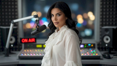 Canlı yayımda biabırçı anlar: Aparıcı Çiçək hədəfdə - VİDEO