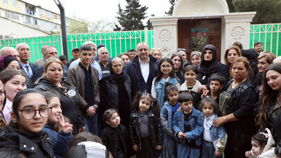 Suraxanıda növbəti məhəllə abadlaşdırıldı - Fotolar